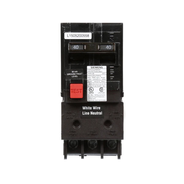 NIB – Siemens – QE240 – Low Voltage Residential Circuit Breaker