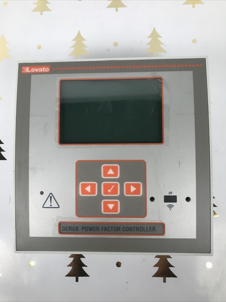 LOVATO DCRG8 POWER FACTOR CONTROLLER, 5A 100-415VAC 50/60Hz