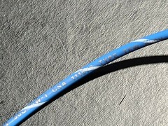 Advanced Digital Cable #16awg TnCu BC-5W2 HookUp Wire 1015/1230 Blue/White/100ft