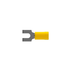 PIDG Terminals & Splices 326865, 12 to 10 AWG, Spade Tongue Terminal, 1pc