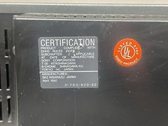 Sony MDP-605 Laserdisc Player CD CDV LD (POWERS ON) SOLD AS IS PARTS