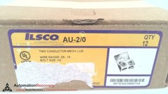 ILSCO AU-2/0, TWO CONDUCTOR ALUMINUM MECHANICAL LUG, SEE DESC #322565