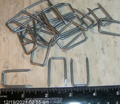 25 Steel 9/16″ x 1 1/4 ELECTRIC CABLE STAPLES 12/3 to 10/3 Romex BRISCON SN100