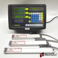 3 Axis Digital Readout+ 3 Scale Kit For Milling Lathe Machine Precision Linear