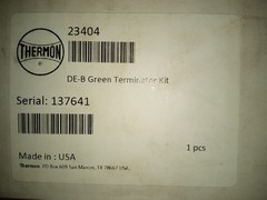Thermon DE-B Green Terminator Kit 23404 Circuit Light