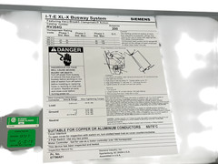 SIEMENS ITE RV364G 200A 600V 3-PHASE XL-X FUSIBLE BUS PLUG VACU-BREAK NEW