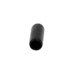 3.5mm Inner Dia Rubber Hose End Cap Screw Thread Protector Cover Black 100pcs
