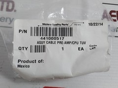 Waters 441000517 PRE-AMP/CPU TUV Cable Assy