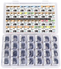 1400 pcs SMD Components Set, Transistors, Diodes, Regulator