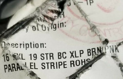 Southwire #16awg TXL SAE J1128 XLPE Auto Lead Wire 125C Brown/Pink Stripe/100ft