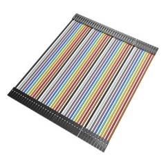40PCS Dupont Wire Jumper Cables 10cm Female To Female 1P-1P For Arduino