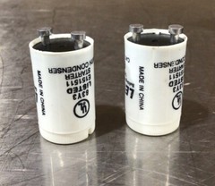 2 Fluorescent Lamp Starters Type FS-2 2 Pin Leviton (2 Pcs)