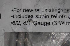 Pro Elec 140-1521 Electric Range Power Cord 125/250V 50A 4 ft 8/1 Gauge 3