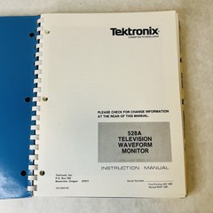 Original Tektronix 528A Instruction Manual