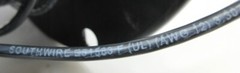 SOUTHWIRE, MACHINE TOOL WIRE, E51583, SIZE 12, APPROX. 223′, 600 VOLT, BLACK
