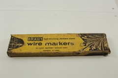 Vintage Brady Self Sticking Perma-Code Wire Markers On Dispenser Cards
