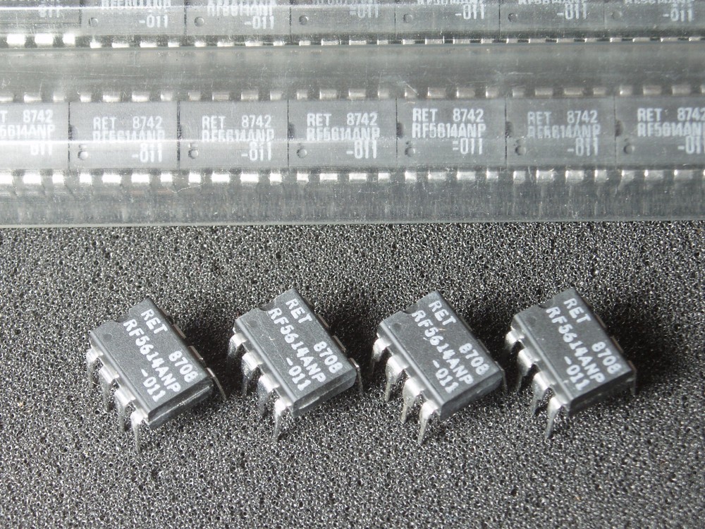 Qty 4: RETICON RF5614A Switched Capacitor Bandpass Filter 6-Pole Tunable Audio
