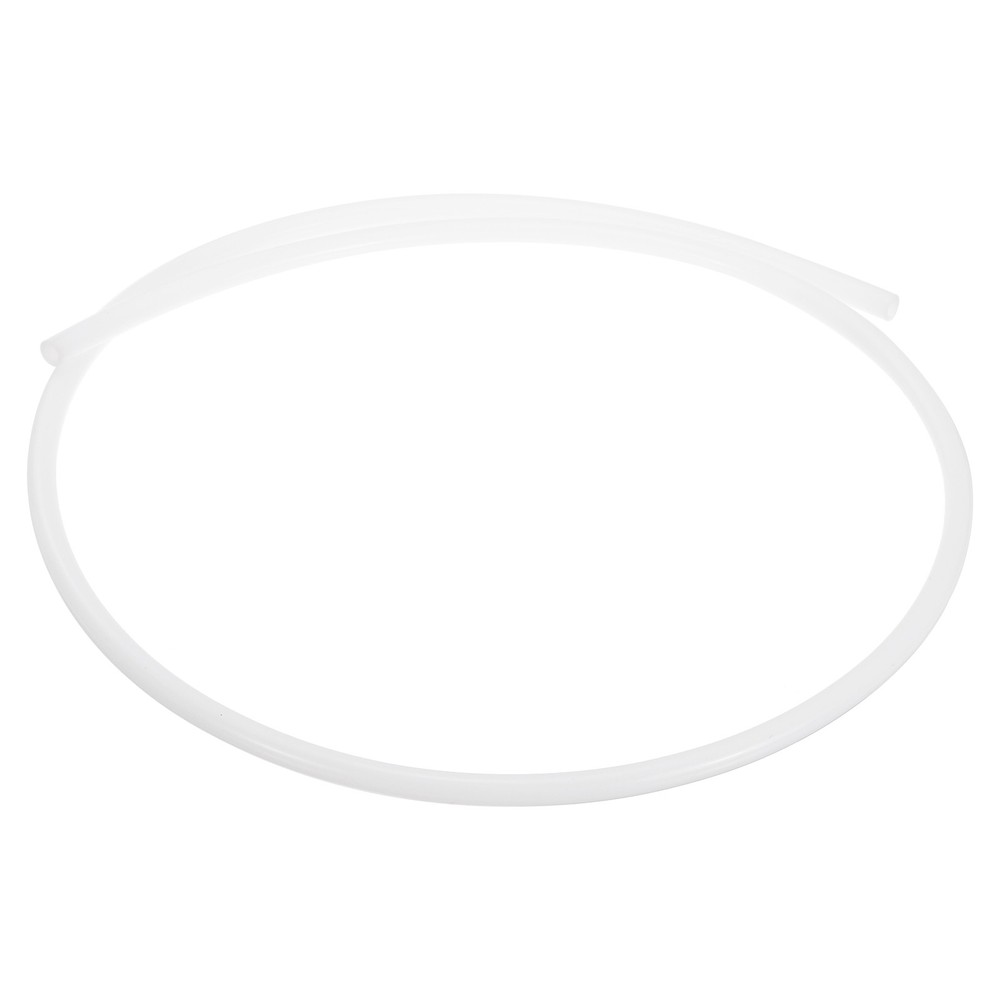 3.3ft Polytetrafluoroethylene Tube, 6mm ID x 8mm OD (White)