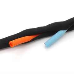 Braided Split Cable Wire Sleeve Self-WRAP Wire Harnessing Sheathing Many Colours