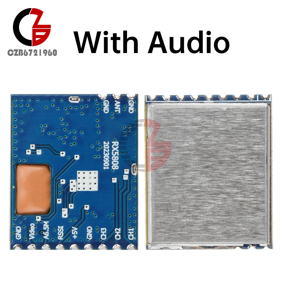 5.8G 5725~5865MHz Receiver Module RX5808 Wireless Audio Video Receiver Module
