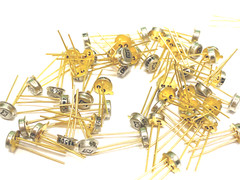 5 Pieces 2N3509 Bipolar Junction Transistor, NPN Type, TO-46 BY MEGA