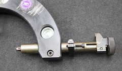 WUMO two ball gauge tester for gear Ø 30-130 mm handheld device with rollers