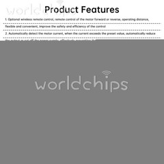 12V 24V 10A DC Motor Driver Forward Reverse Controller / Wireless Remote Control