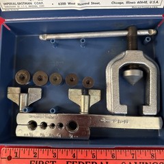 Imperial Eastman Tubing Tool Kit #93FB Made in USA Radio Tubes TV Tube 93-FB