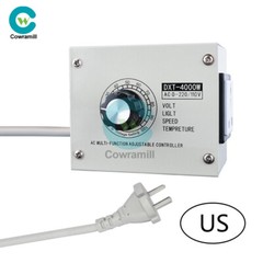 220V 4000W Adjustable Voltage Regulator Dimming SCR Temperature Speed Controller