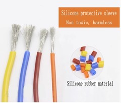 12-30AWG Silicone Stranded Flexible Cable Wire Gauge 0.08mm Tinned Copper Wires