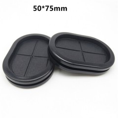 Oval Blanking Grommets Rubber Closed Blind Plug Bung Cable Wiring Protect Bushes