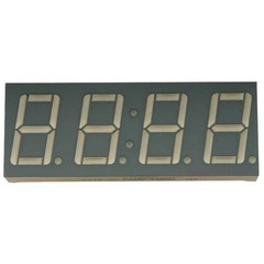 CC56-12GWA Display: LED 7-segment 14mm 0.56″ Qty: 4 green 3-13mcd KINGBRIGHT