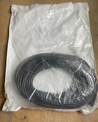 MURR ELEKTRONIK 7000-12341-6142500 M12 FEMALE 90* W/CABLE PVC 4X0.34 BLACK 25M