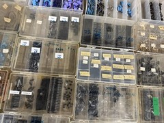 Lot of Assorted Electrical Components Parts Capacitors Transistors Resistors
