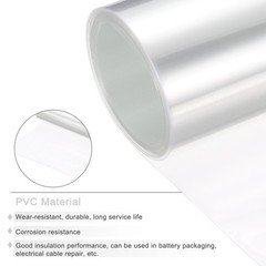 Battery Wrap Heat Shrink Tubing 80mm Dia 125mm Flat 8 Feet Clear