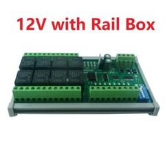 New DC 12V 24V 8DI 8DO RS485 Modbus RTU Relay Module Switch Control Board