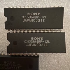 Lot of 8 NOS Sony CXK5864BP-12L 64K Static RAM SRAM Chips, DIP-28 Vintage