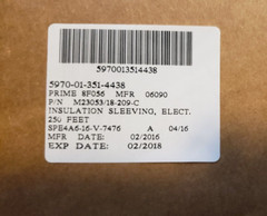 250ft Spool of Raychem 3/4″ Clear Heat Shrink Tubing RT-375-3/4-X-SP Shrinks 50%