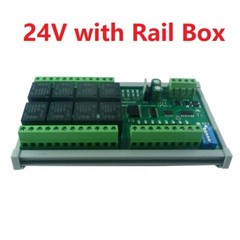 New DC 12V 24V 8DI 8DO RS485 Modbus RTU Relay Module Switch Control Board