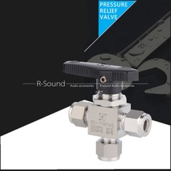 3 Way Ball Valve Stainless Steel 316 OD Compression 6mm, 8mm, 10mm, 12mm,1/8′