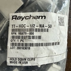 50 Pack Raychem TraceTek TT-HDC hold down clips TT-HDC-1/2-NA-50