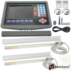 2 Axis LCD Digital Readout& Linear Scale For Milling Lathe Machine(100mm &650mm)