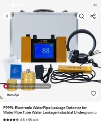 F999L Electronic WaterPipe Leakage Detector for Water Pipe Tube Water Leakage t