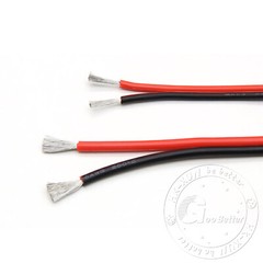 Twin 2-Core Flexible Silicone Cable 8/10/12/14/16/18/20/24/26AWG Wire Red-Black