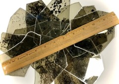 Mica Spotted Stained Natural Block, Book Mica, Your Choice of Quantity