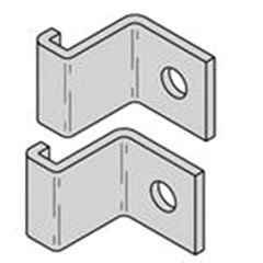 New B-Line SB-2114A Yellow Zinc Runway Hold-Down Clamp Kit 1 1/2″ (2 Clamps)