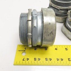 Halex 2-1/2″ Rigid IMC EMT Conduit Compression Box Connector Lot Of 11