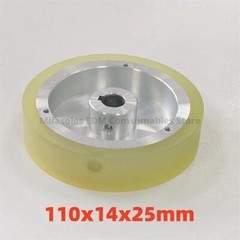 Wire Cut Tension Wheel Roller 110x14x25mm For EXCETEK EDM Wire Cutting Machine