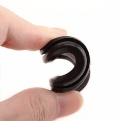 Oval Rubber Grommet Firewall Hole Electrical Wiring Gasket Cable Closed Blind