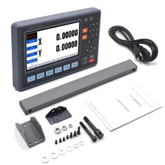 8″ LCD Screen Digital Readout DRO Display w/ Linear Glass Scales, DHL Shipping